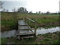 Footbridge across a ditch