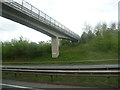 Footbridge over the A50