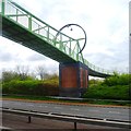 Footbridge over A50