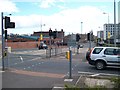 View east towards the city centre along Grosvenor Road