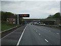 The M56 at Coe Lane farm bridge