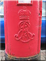 Edward VII postbox, Chase Road / Gorst Road, NW10 - royal cipher