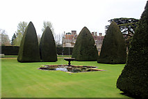 SY7794 : Formal Garden, Athelhampton House, Dorset by Christine Matthews