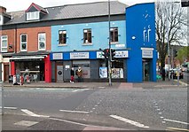 J3273 : Falls Pharmacy and Falls Family Doctors Surgery on the Falls Road by Eric Jones