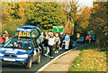SO8472 : Ian Botham. End to End Walk 1999 Near Kidderminster by Roy Hughes