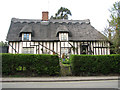 Timberframed thatched cottage in The Street, Stradishall