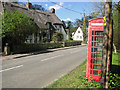 K6 telephone box in The Street, Stradishall