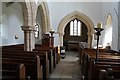 TF0135 : Interior, St Margaret's church, Braceby by J.Hannan-Briggs