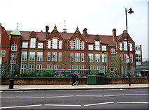 TQ3385 : Hackney southern fringe:  Princess May Primary School by Dr Neil Clifton