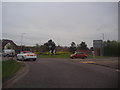 Widford Roundabout entering Chelmsford