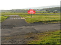 NS4867 : The end of Runway 23 at Glasgow by M J Richardson