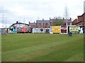 Turfing the site of the former Andersonstown RUC Barracks