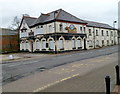 Former The Panteg pub viewed from The Square, Abertridwr