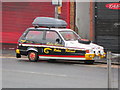 A Robin Reliant parked up on Beverley Road, Hull