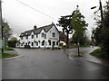 Cyclists turning right just before The Maple