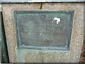 Plaque on Castle Bridge, Shrewsbury