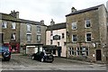 NY7146 : A corner of the Market Place, Alston by Rose and Trev Clough