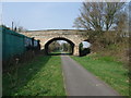 Slade Lane Bridge over Cycle Route 6