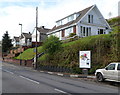 Houses set above road level in the SE side of Abertridwr