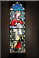 stained-glass windows, Michaelchurch-on-Arrow