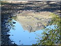 NY3006 : Harrison Stickle reflected in a puddle by Chris Tomlinson