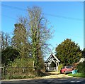 Entrance to Hoxne churchyard