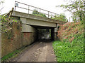 Rail bridge over byway