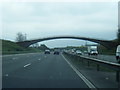 M6 South, footbridge near Seabridge