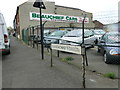 Looking towards Beauchief Cars in Harwood Street