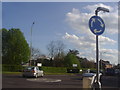 Roundabout at the end of The Green, Croxley