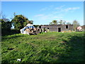 Derelict farm buildings just off Mill Road