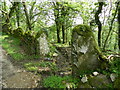 Old stone gate posts