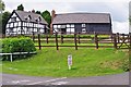 SO7263 : Old buildings near the bottom of the Shelsley Walsh Hill Climb, Shelsley Walsh by P L Chadwick