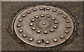 J0253 : Portadown Foundry manhole cover, Portadown by Albert Bridge