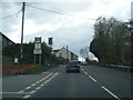 Tycroes village boundary sign, Ammanford Road