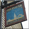 TQ8209 : The Plough sign by Oast House Archive