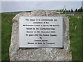 A plaque alongside the M6