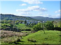 View from cattle grid on the road to Cwmynyscoy