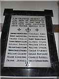 SU2423 : All Saints, Whiteparish- 1914/18 memorial by Basher Eyre