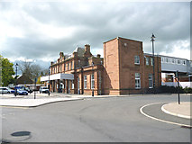 NT9953 : Berwick-upon-Tweed:  station exterior by Dr Neil Clifton