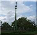 Communications mast near Wetherden