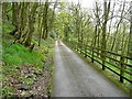 Sowerby Bridge Footpath 134 on the driveway to Rough Hey