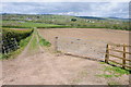 Farm track giving access