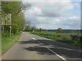 B4363 approaching the junction for Highley