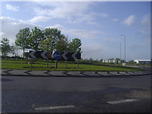 TL7421 : Roundabout on the A131, Braintree by David Howard