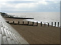 Beach and groynes, Clacton-on-Sea