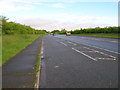 A133 heading north from Clacton