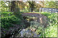 Footbridge on the path to Calverton Place