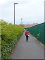 Footpath alongside Benton Park View