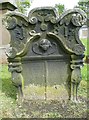 NT1477 : 17thC tombstone, Dalmeny Kirkyard by kim traynor
